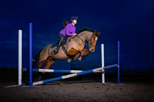 Horse Portrait Photography Gallery - Using Off Camera Flash - K2Photographic 1 Night-Jumps