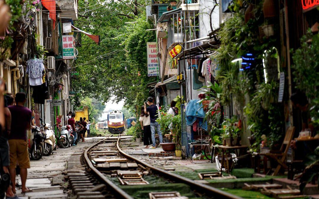 The Amazing Train Street In The City Of Hanoi